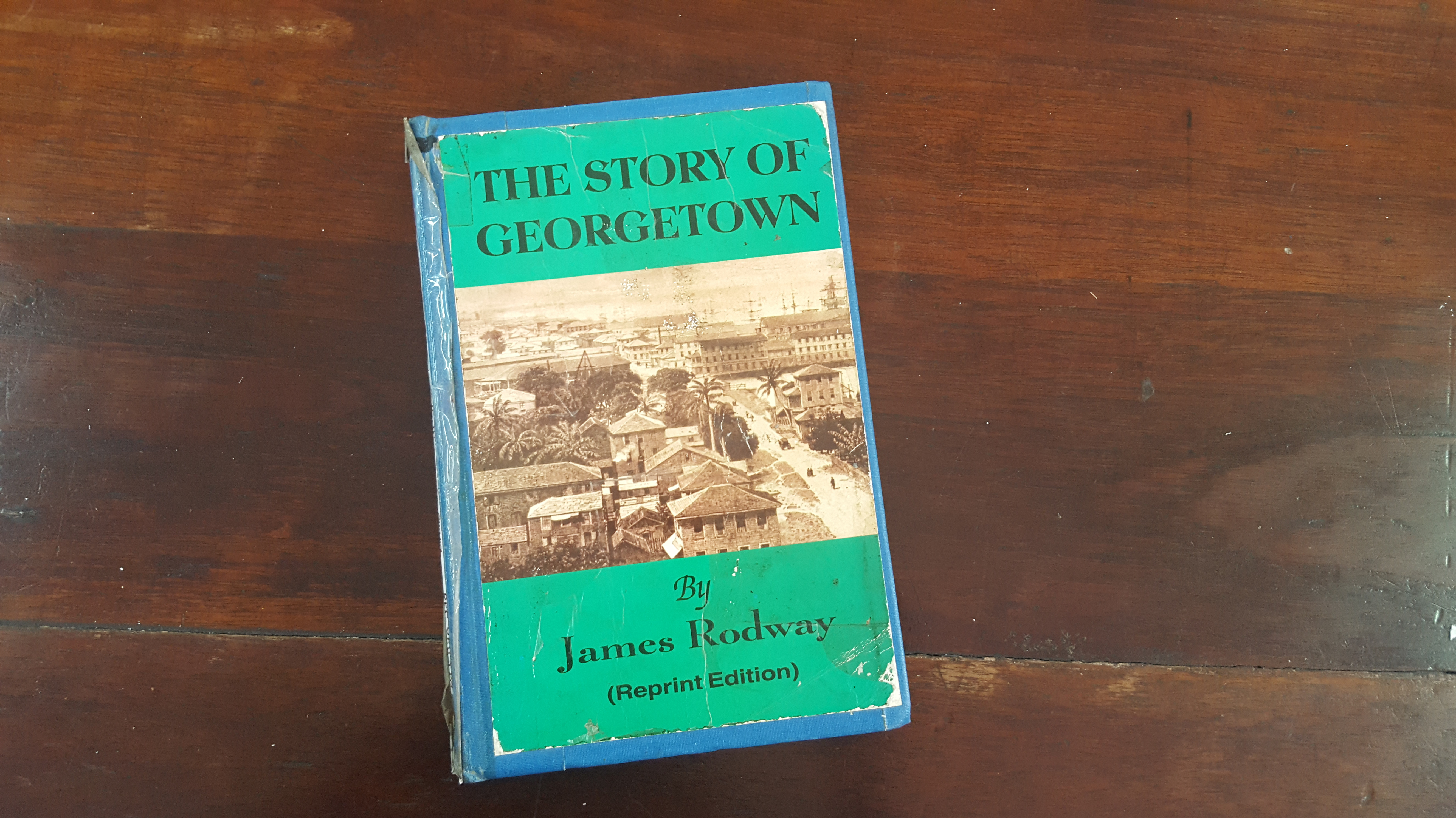 terrain_cover of James Rodway's book The Story of Georgetown - image credit Carinya Sharples