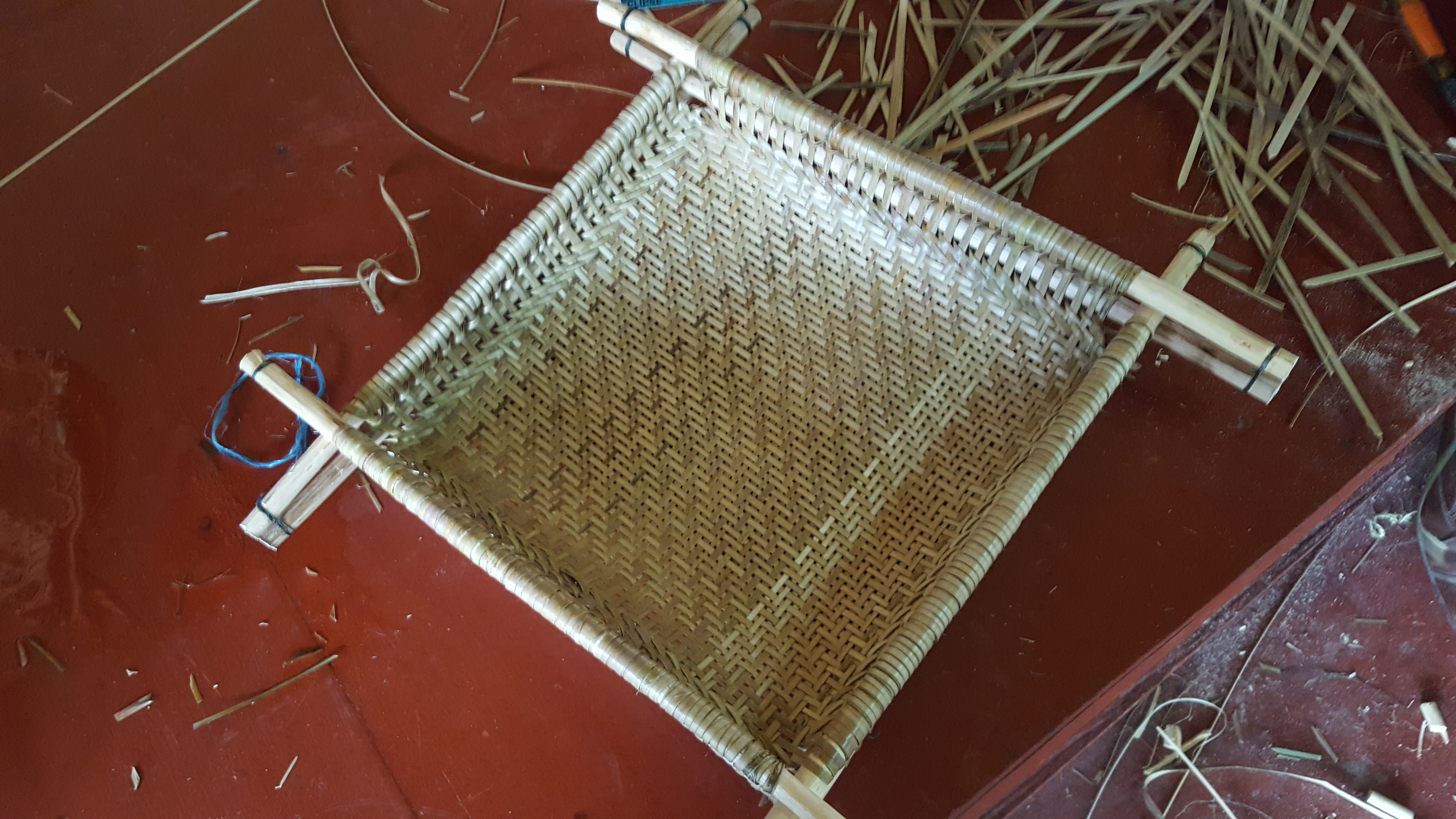 small example of an indigenous sieve for making cassava bread - image credit Carinya Sharples